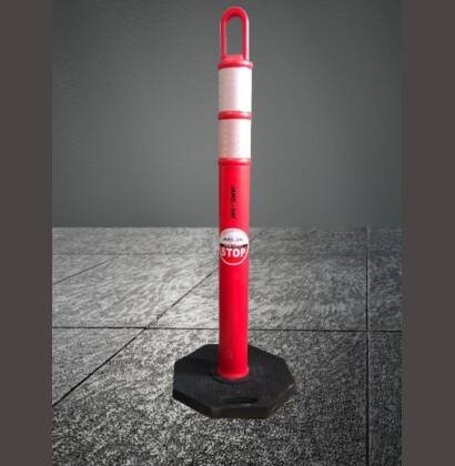 Heavy Duty Plastic Delineator with Base